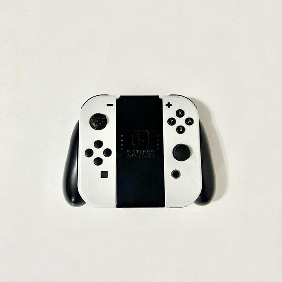 Nintendo Wii Switch White Controllers with Grip Holder (UNTESTED) 🎮 - Picture 5 of 8
